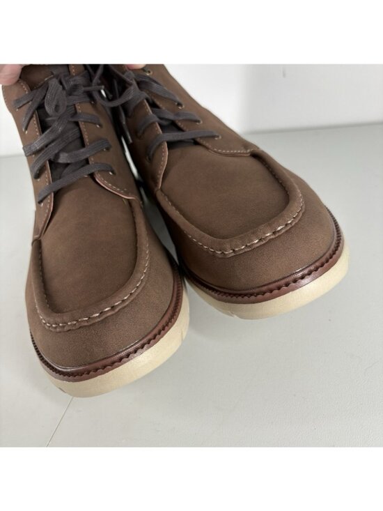 Dockers Men Size 13M Brown Faux Leather Casual Lace Up Rowan Chukka Boots NWB main image 9